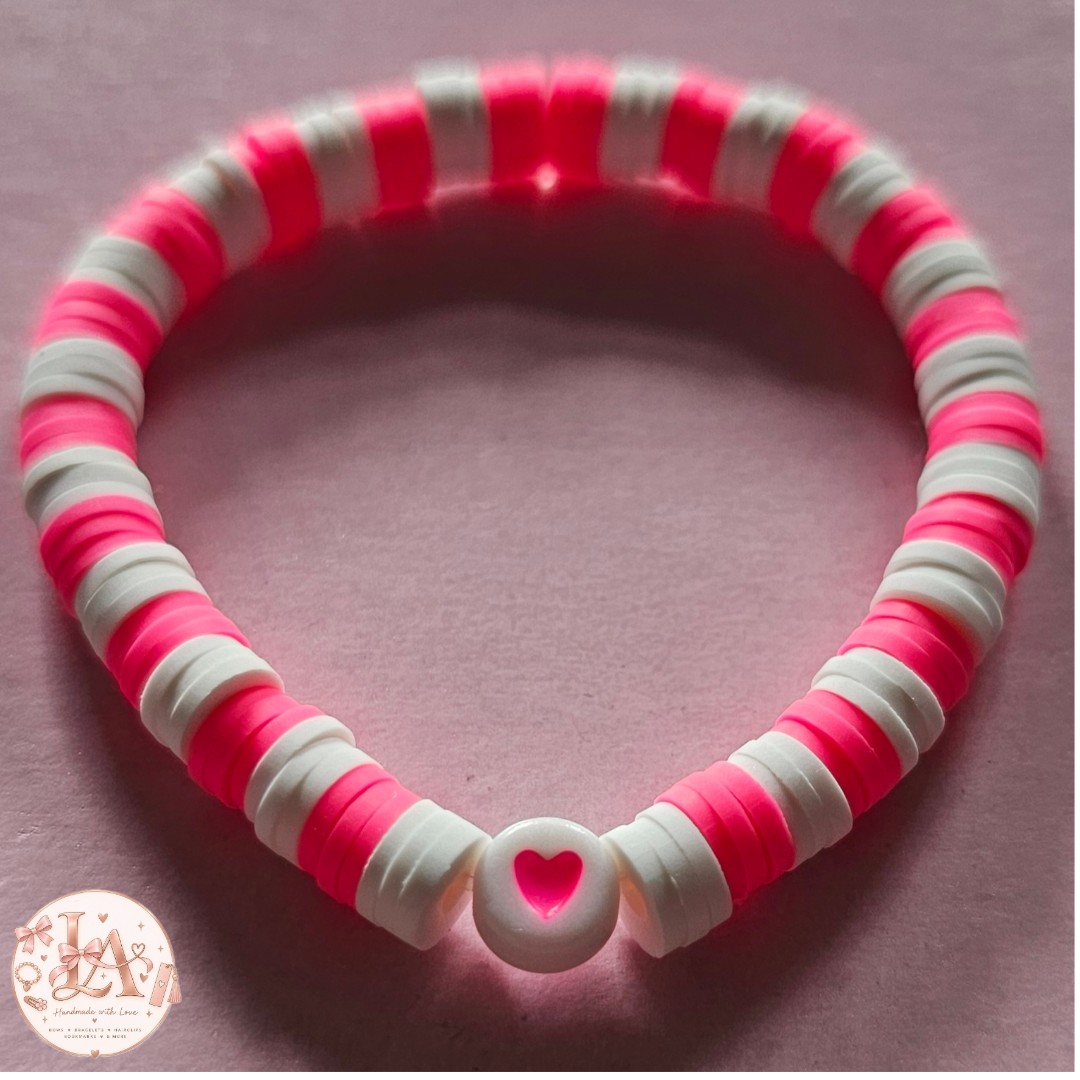 Cupid’s Candy Hearts handmade bracelet